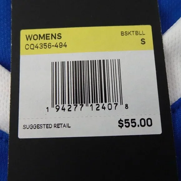 Nike Dri-Fit Basketball Jersey Shirt Women's Size S Blue Activewear Tank Top - Picture 8 of 9